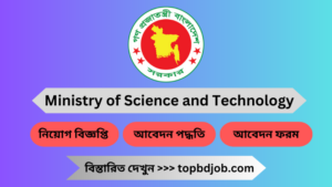 Ministry of Science and Technology (MOST) Job Circular, Published in 2023